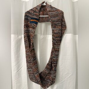 Chicago Bears Knit Infinity Scarf - Orange, Navy, White